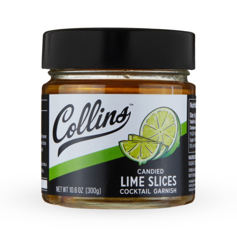 COLLINS CANDIED LIME SLICES IN SYRUP 10.6OZ @ Kelowna [1057597] 313 ml