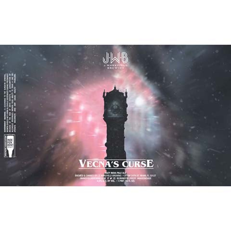 J. Wakefield Vecna’s Curse Hazy IPA 16OZ SINGLE CAN
