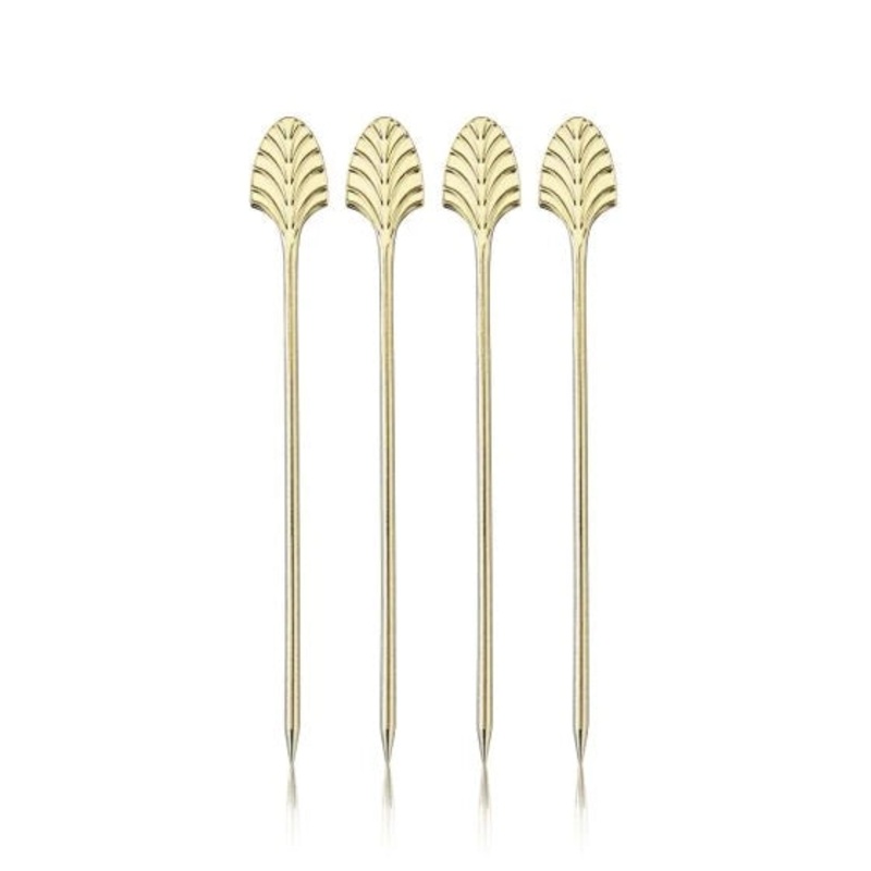 VISKI ART DECO GOLD COCKTAIL PICKS @ Red Deer [1047859] ml