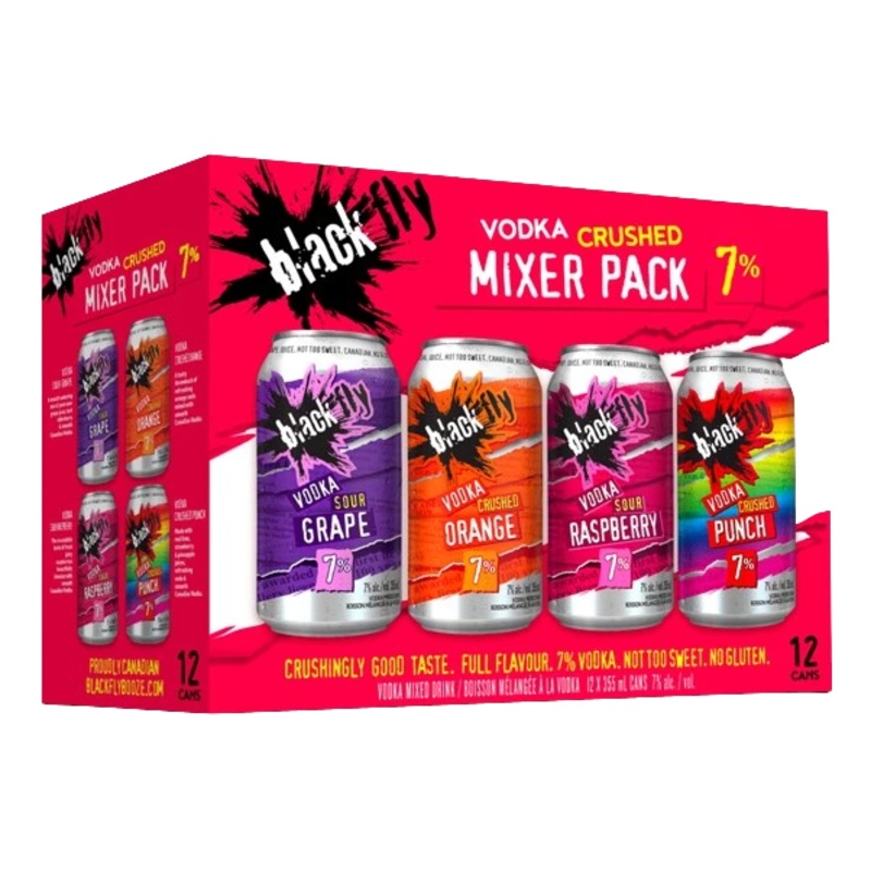 BLACK FLY VODKA SOUR CRUSHED MIXER 355ML 12PK CAN @ Airdrie [1033713] 4260 ml