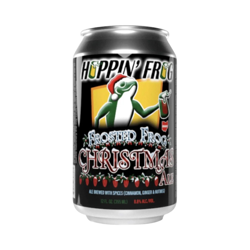 Hoppin’ Frog Frosted Frog Christmas Ale