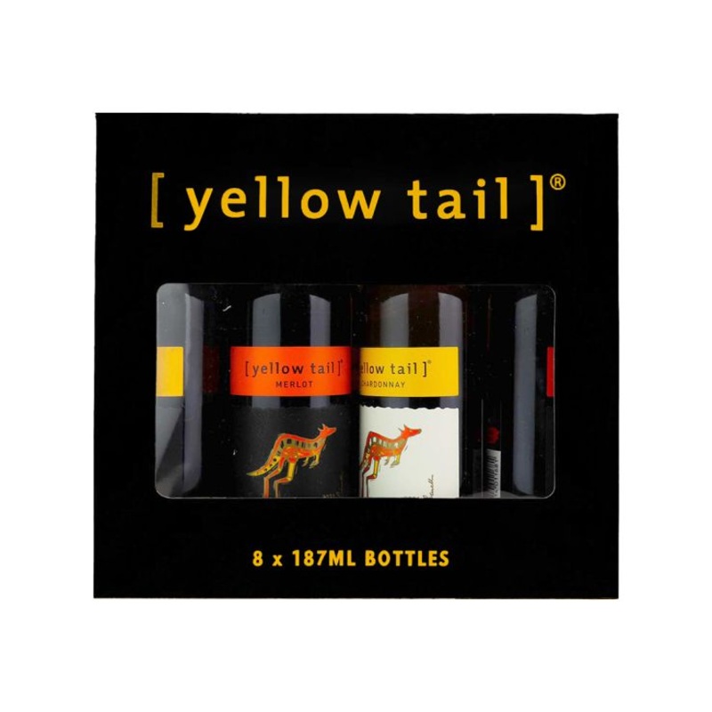 Yellow Tail Joey  Pack (Total 8x Yellow Tail 187ml Bottles)