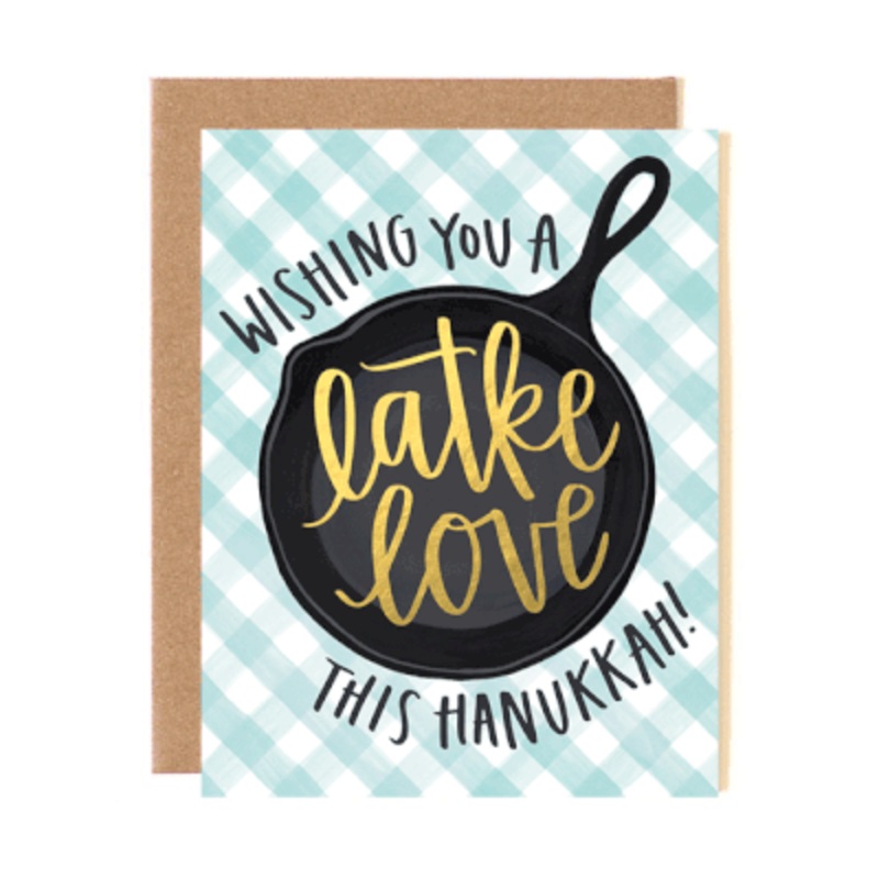 1Canoe2: Latke Love Hanukkah Card