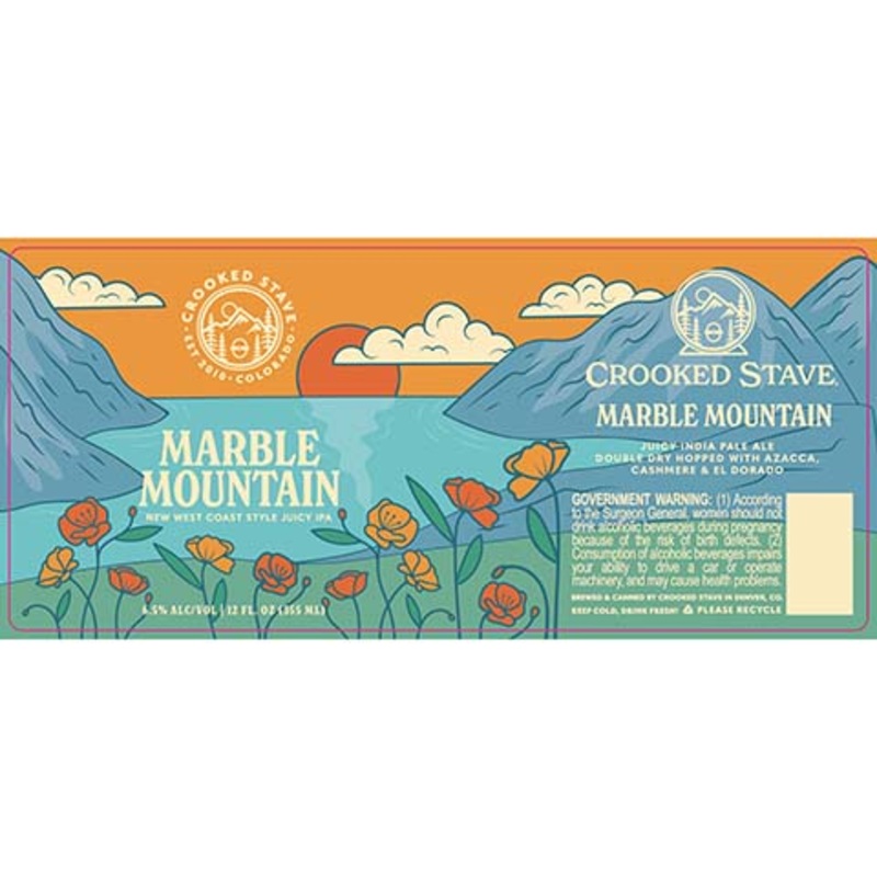 Crooked Stave Marble Mountain Juicy IPA 12OZ SINGLE CAN