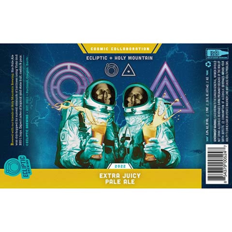 Ecliptic/Holy Mountain Extra Juicy Pale Ale 2022 16OZ SINGLE CAN