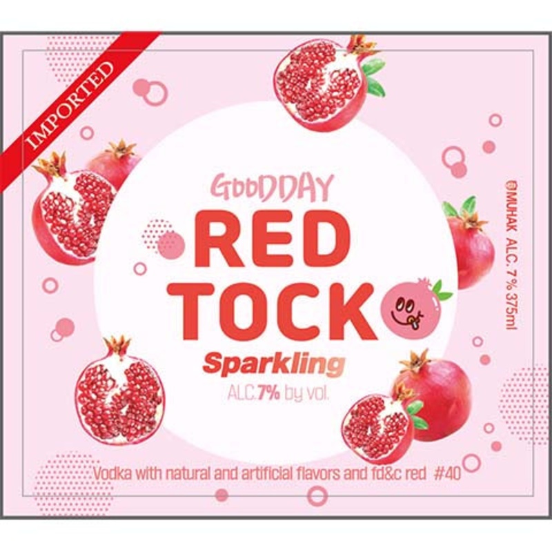 Good Day Red Tock Sparkling Vodka 375ML BTL