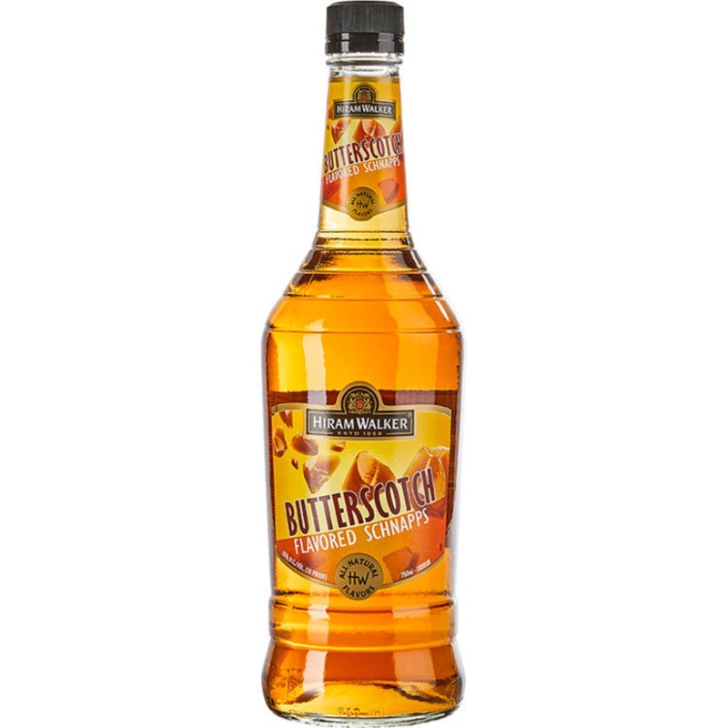 HIRAM WALKER BUTTERSCOTCH SCHNAPPS 30 750ML 750ML