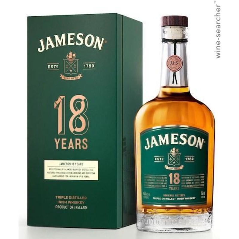 JAMESON BLENDED IRISH WHISKEY 18 YR 92 750ML 750ML