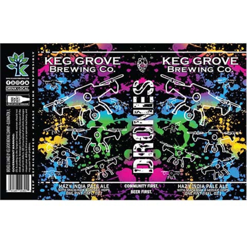 Keg Grove Drones Hazy IPA 16OZ SINGLE CAN