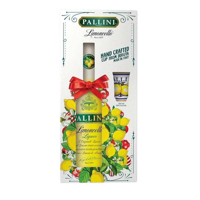 Pallini Limoncello Liqueur w/ Handcrafted Cup 750ML BTL
