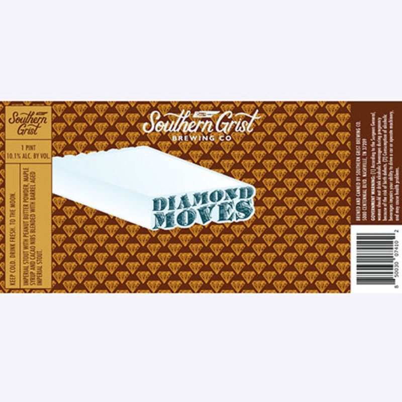 Southern Grist Diamond Moves Imperial Stout 16OZ SINGLE CAN