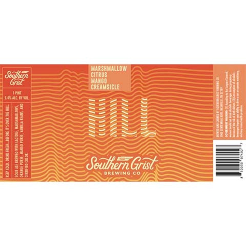 Southern Grist Marshmallow Citrus Mango Creamsicle Hill Sour 16OZ SINGLE CAN