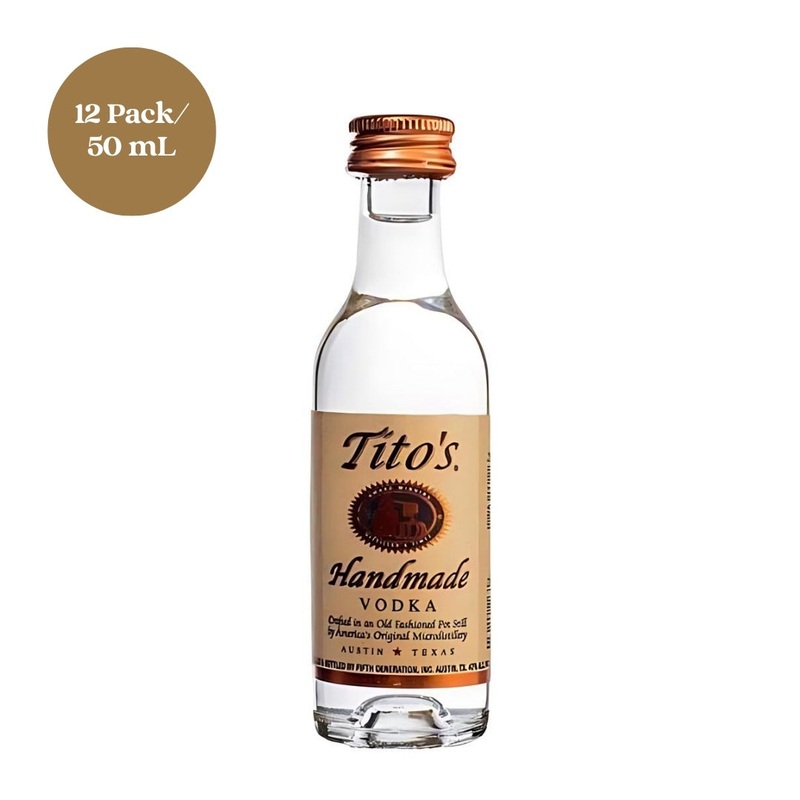 Titos Vodka 50mL 12pk Shots