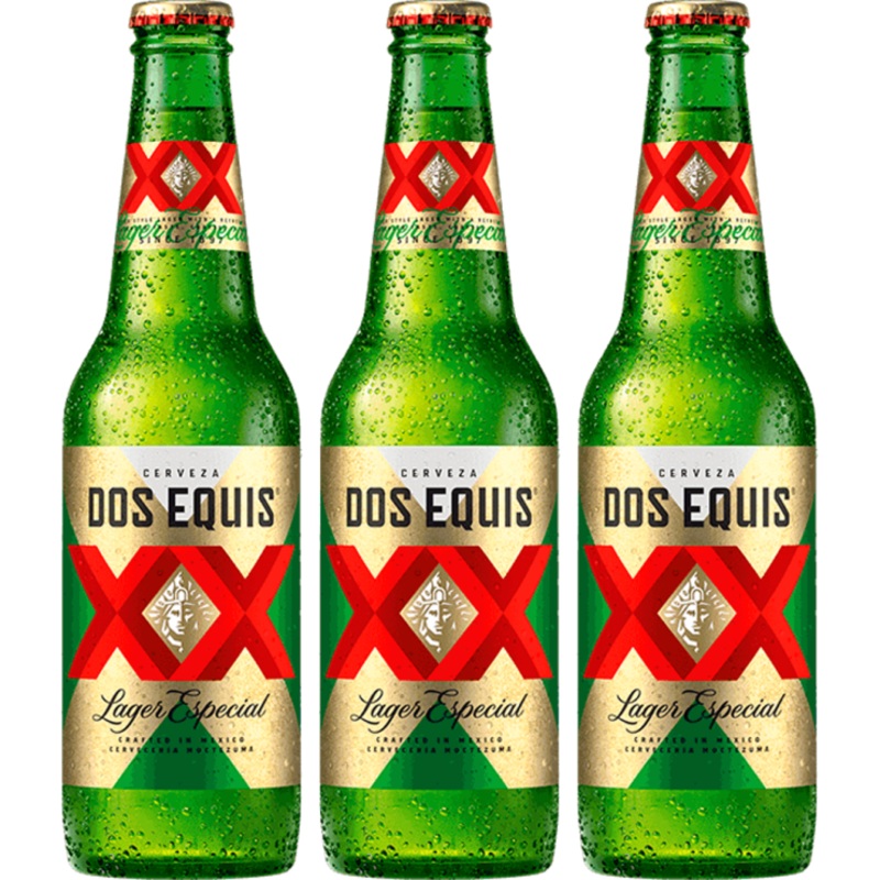 Dos Equis Lager Beer 355ml x3