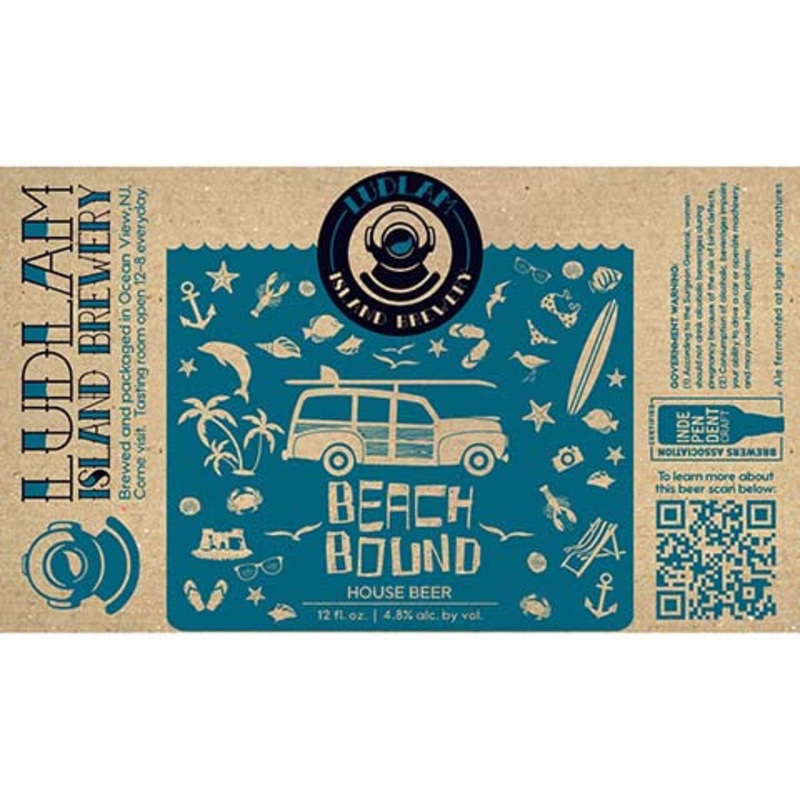 Ludlam Beach Bound House Beer 12OZ SINGLE CAN