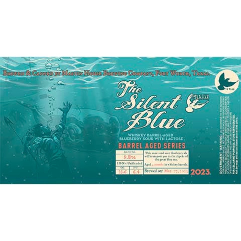Martin House The Silent Blue Sour 12OZ SINGLE CAN