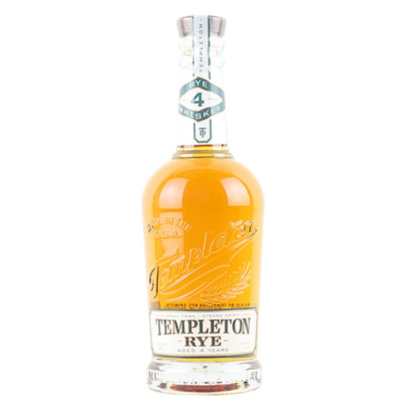 Templeton Aged 4 Years Rye Whiskey 750ML BTL