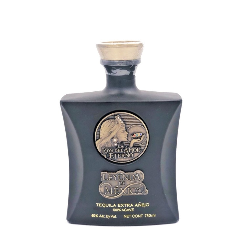 Tequila Leyenda De Mexico Extra Aejo 9 yr (Joya del Amor Eterno) 750mL