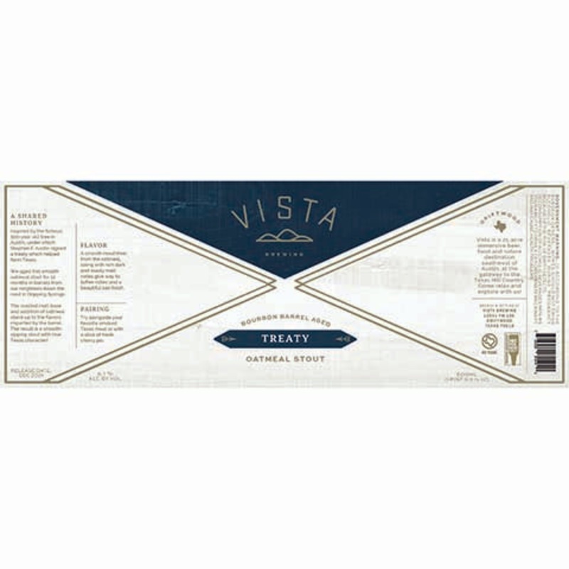 Vista Treaty Oatmeal Stout 500ML BTL
