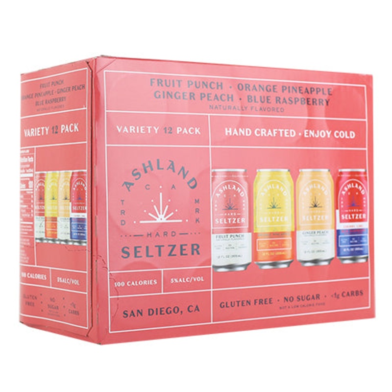 Ashland Hard Seltzer Variety 12-Pack (RED) 12PK 12OZ CAN
