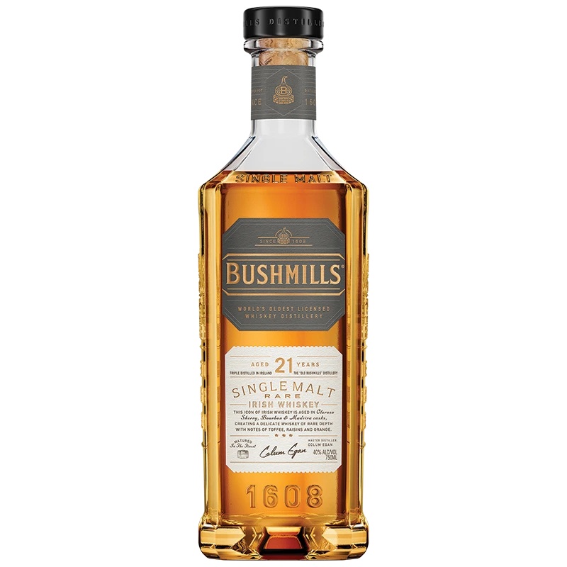 BUSHMILLS 21YR IRISH WHISKEY 750ML @ Emerald Hills [1007813] 750 ml