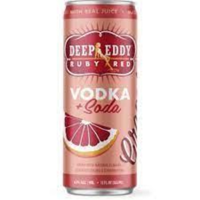 Cocktail DeepEddy 4pk Grapefruit Vodka & Soda