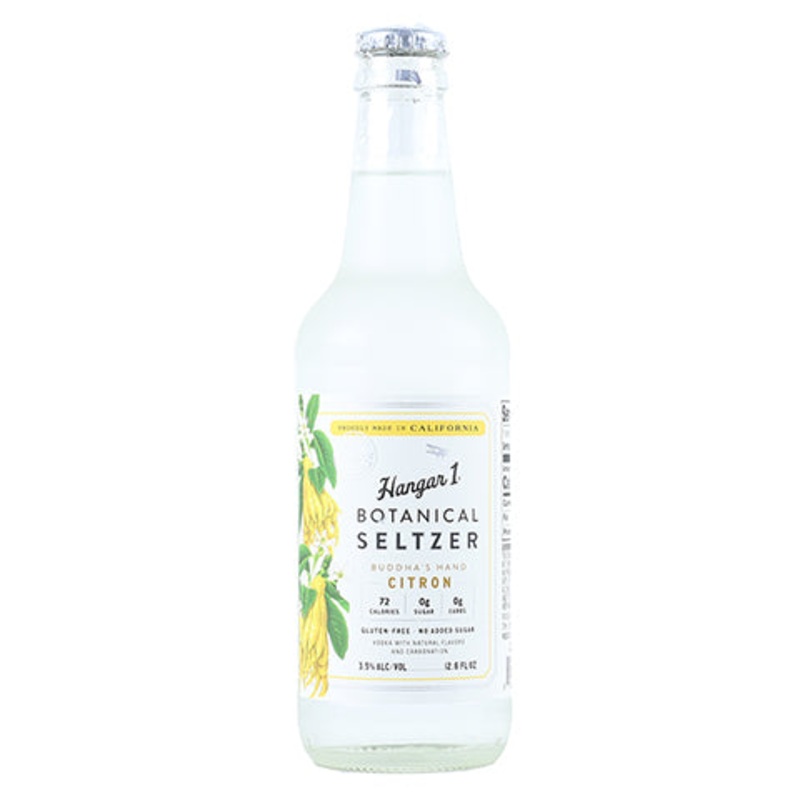 Hangar 1 Buddha’s Hand Citron Botanical Seltzer 12.6OZ SINGLE BTL