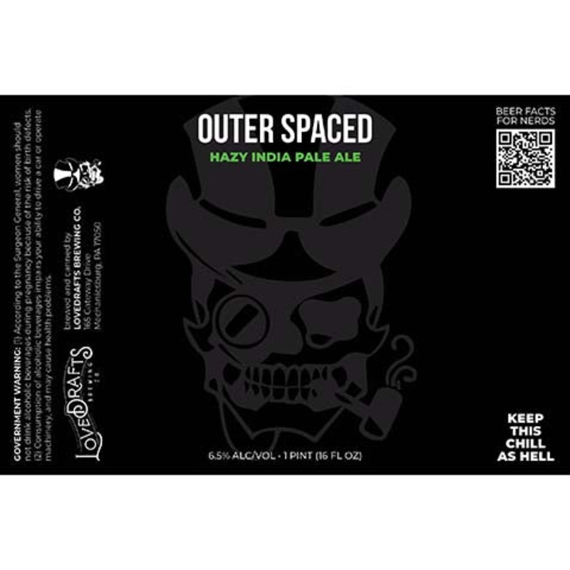 Lovedrafts Outer Spaced Hazy IPA 16OZ SINGLE CAN