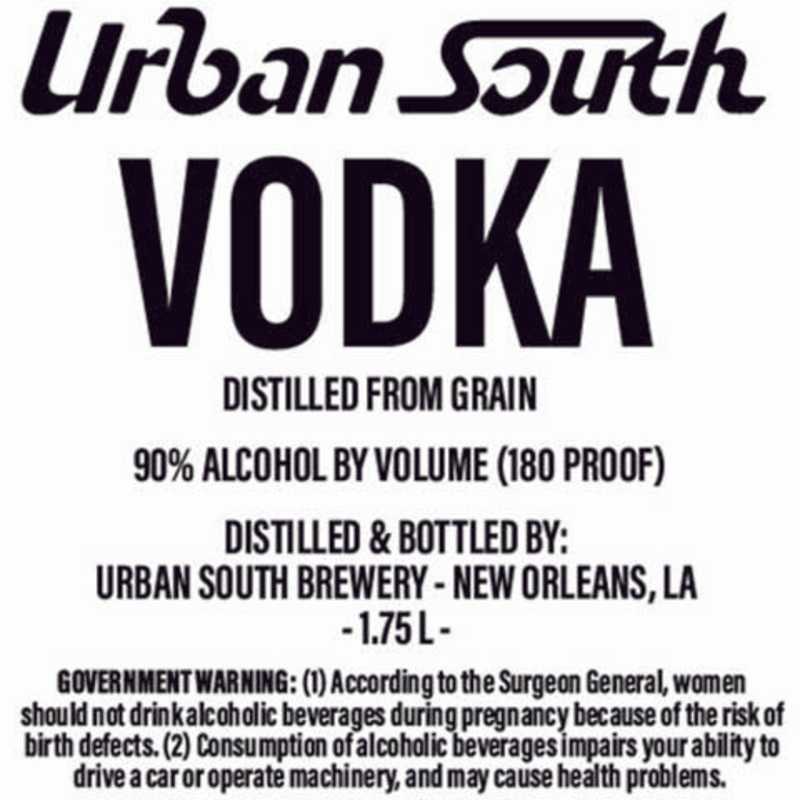 Urban South Vodka 1.75L BTL