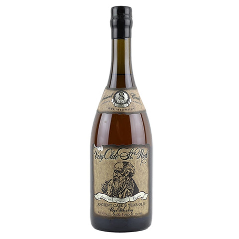 Very Olde St. Nick Ancient Cask 8yr Rye Whiskey 750ML BTL