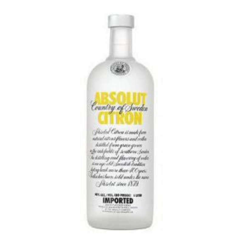Absolut Vodka Citron 80