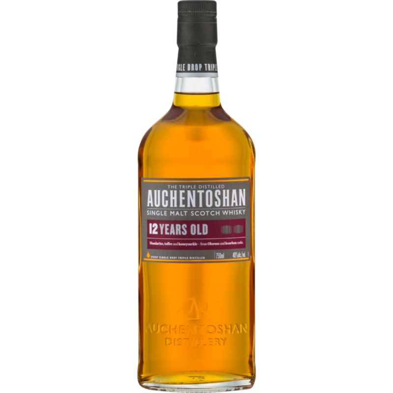 AUCHENTOSHAN SINGLE MALT SCOTCH 12 YR 80 750ML 750ML