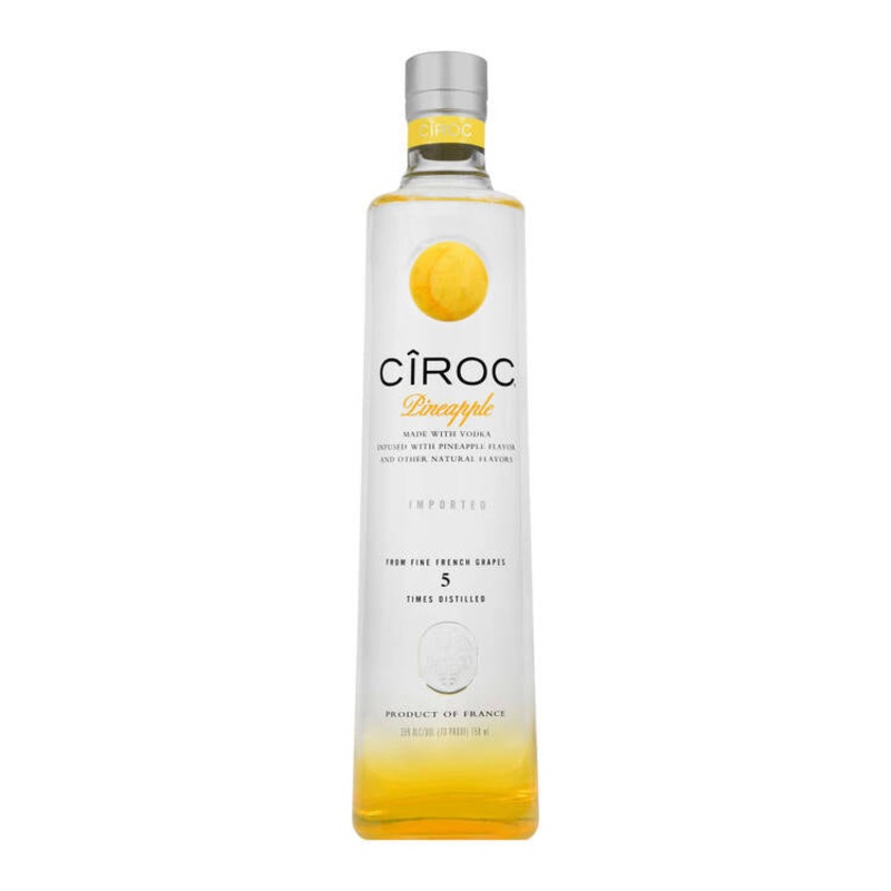 CIROC PINEAPPLE FLAVORED VODKA 70 750ML 750ML