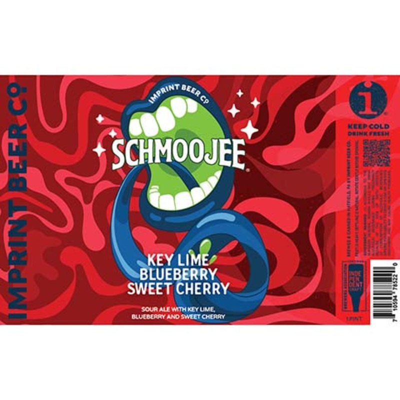 Imprint Schmoojee Key Lime Blueberry Sweet Cherry Sour 16OZ SINGLE CAN