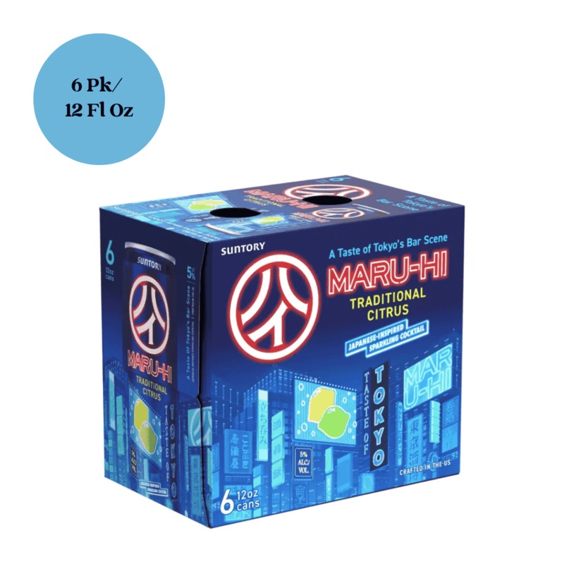 Maru-Hi Malt Traditional Citrus Suntory Beer 6pk 12 fl oz Cans