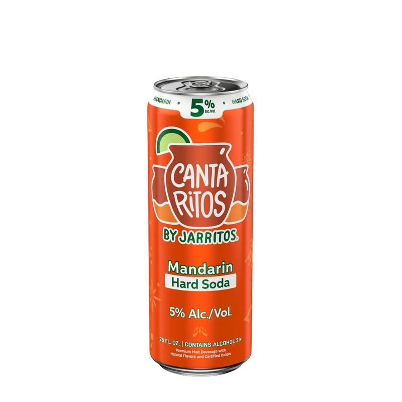 Cantaritos Mandarin Hard Soda 6pk 12 fl oz Bottle