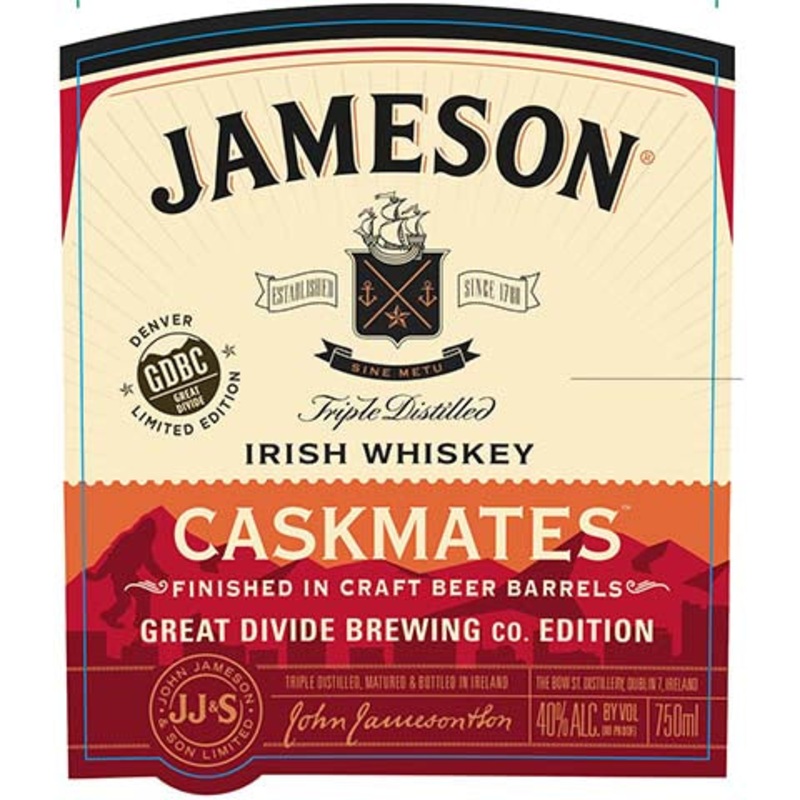 Jameson Caskmates Great Divide Brewing Co. Edition Irish Whiskey 750ML BTL