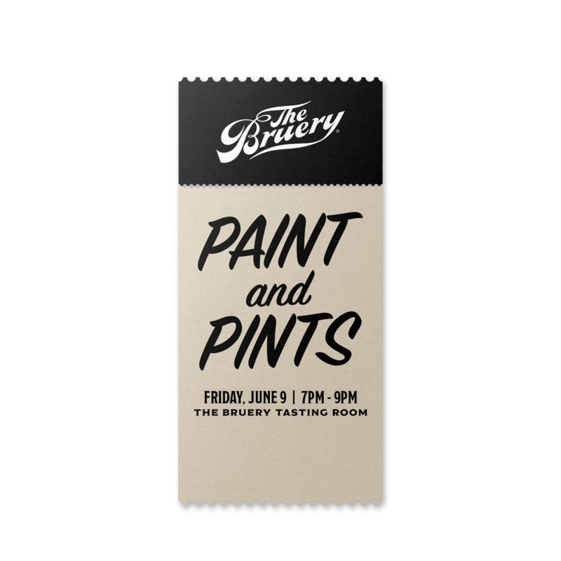 Paint and Pints Night – Friday, June 9th