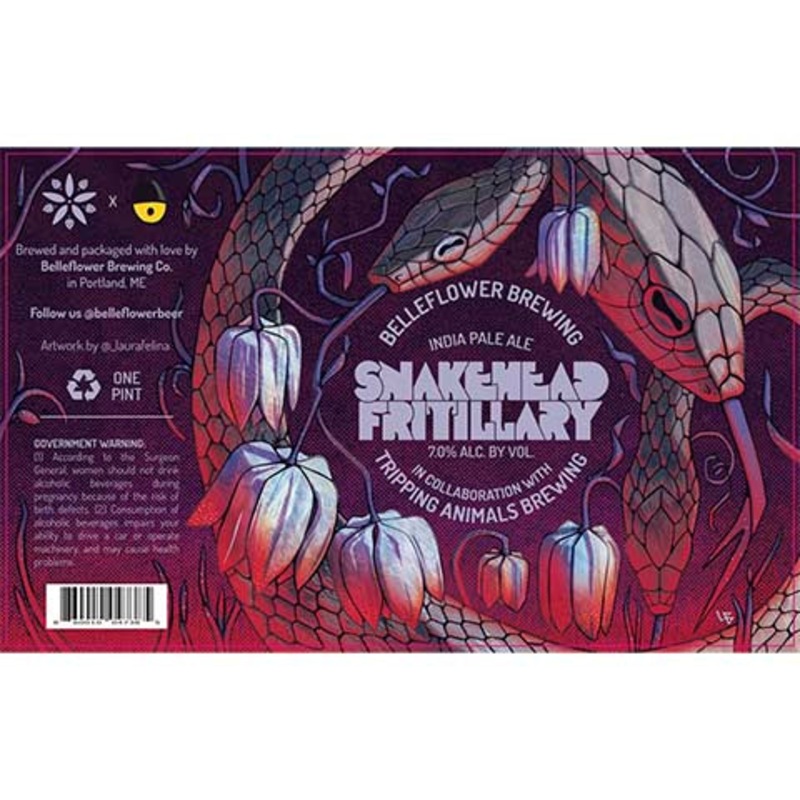 Belleflower Snakehead Fritillary IPA 16OZ SINGLE CAN