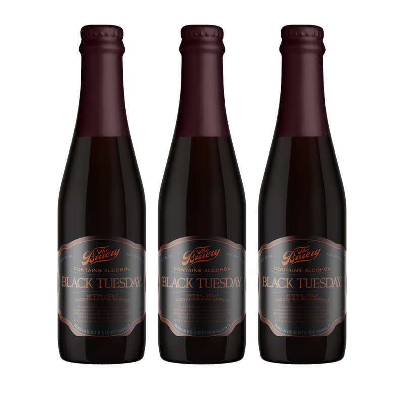 Black Tuesday – Red Wine Barrel-Aged (2018) – 375-ml. 3-Pack – 5% Off