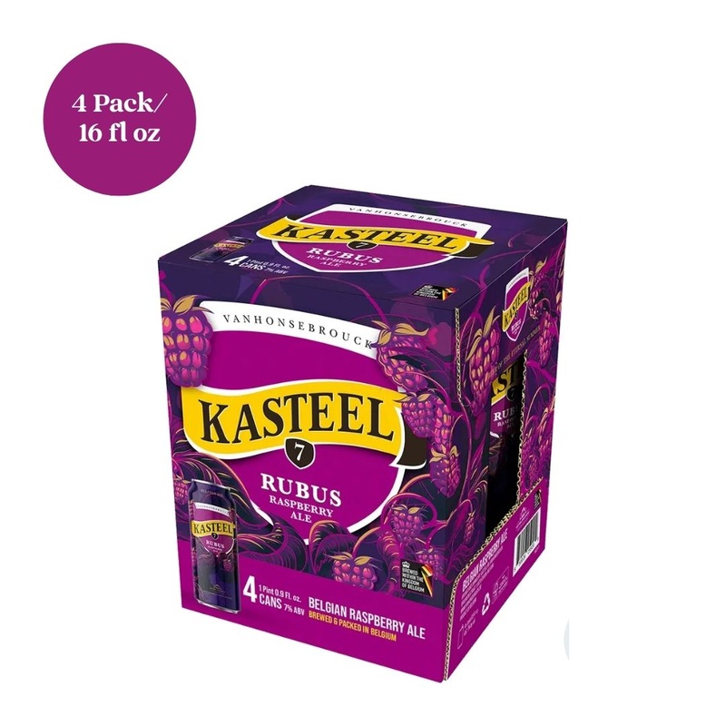 Kasteel Rubus Raspberry Ale Beer 4pk 16 fl oz Cans