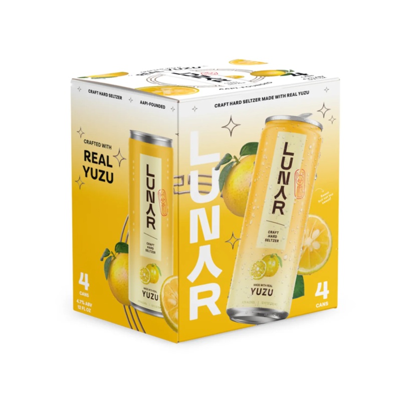 Lunar Yuzu Craft Hard Seltzer 4pk 12oz Cans