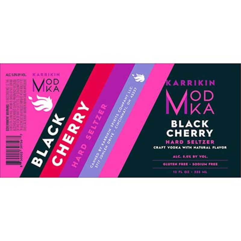 Modka Black Cherry Hard Seltzer 12OZ SINGLE CAN