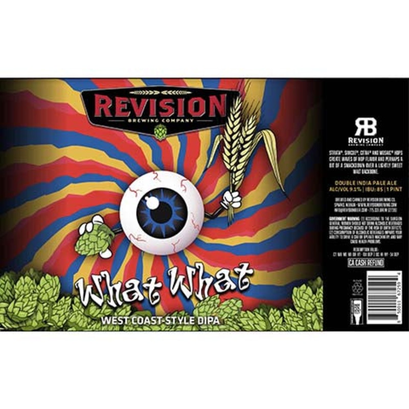 Revision What What West Coast DIPA 16OZ SINGLE CAN