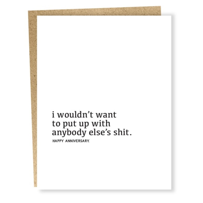 Sapling Press, “Anybody Else” Card