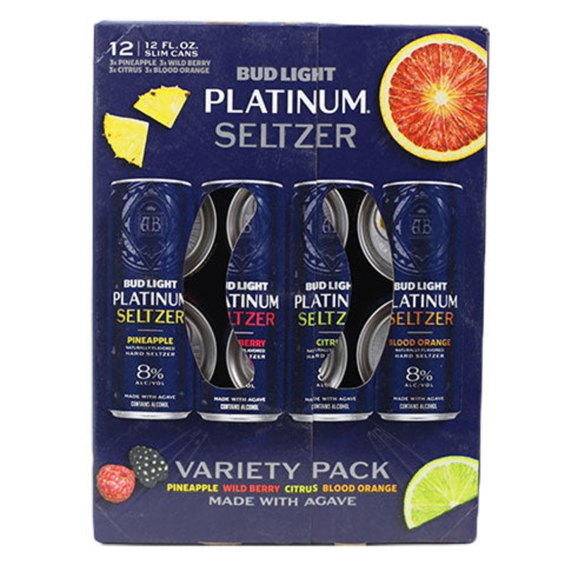 Bud Light Seltzer Platinum Variety 12-Pack 12PK 12OZ CAN