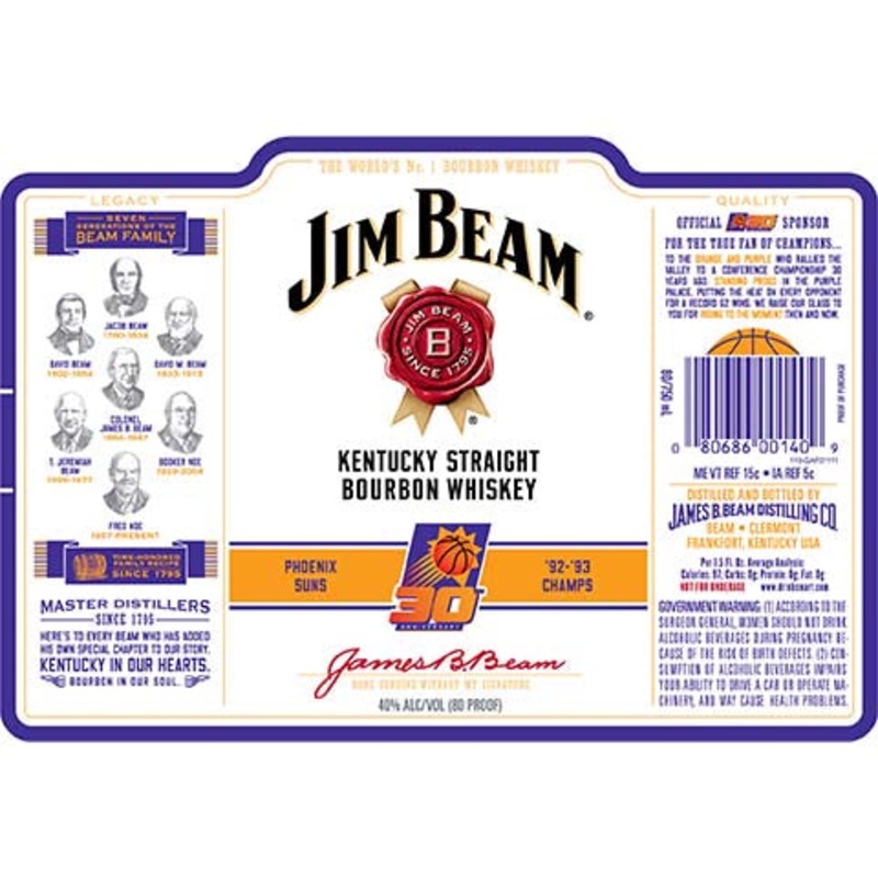 Jim Beam Kentucky Straight Bourbon Whiskey 30th Anniversary 750ML BTL