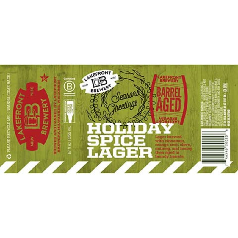 Lakefront Holiday Spice Lager 12OZ SINGLE CAN