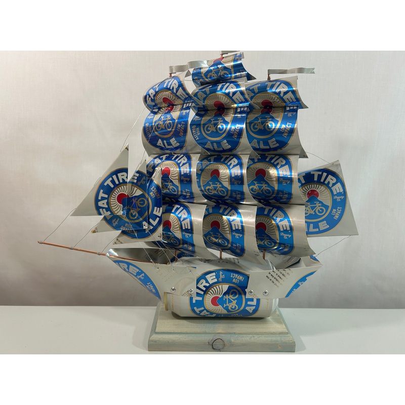 New Belgium Fat Tire Amber Ale Beer Can Ship