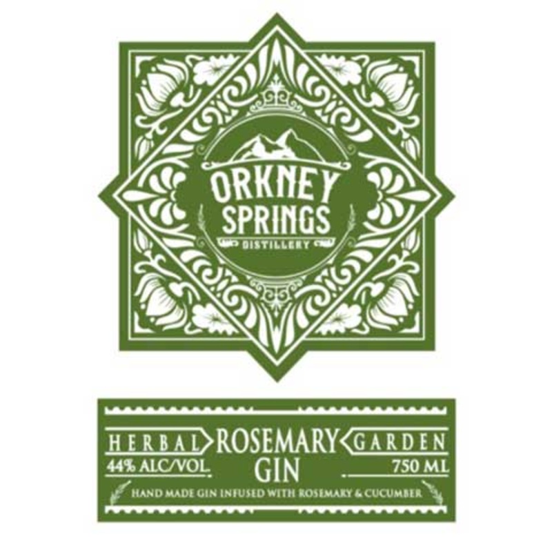 Orkney Springs Herbal Garden Rosemary Gin 750ML BTL